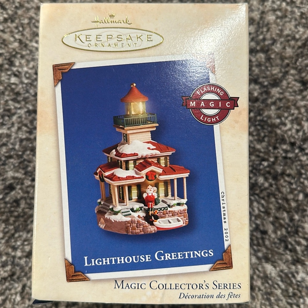 Hallmark Lighthouse Greetings ornament
￼